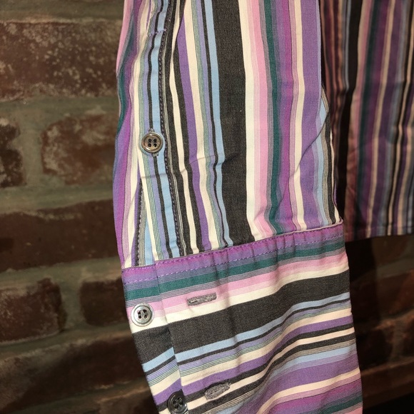 Express Button Up Collared Blouse - Picture 4 of 4